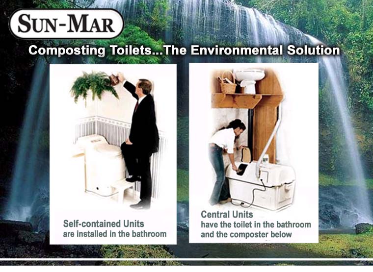 SunMar Composting Toilets.. The Environmental Solution